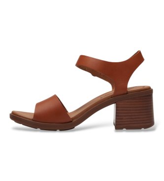 Timberland Sandalias de Piel con tira trasera Bellevaux marrón