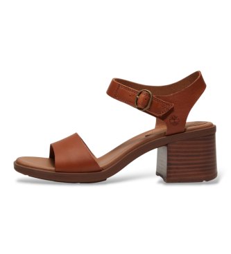 Timberland Sandalias de Piel con tira trasera Bellevaux marrón