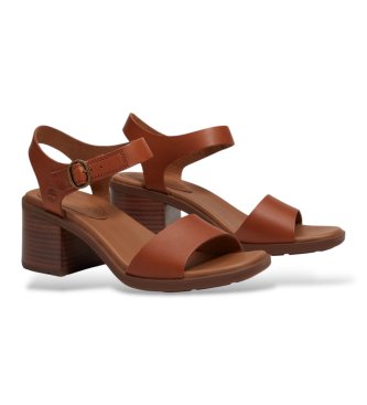 Timberland Sandalias de Piel con tira trasera Bellevaux marrón