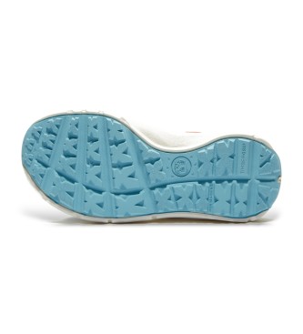 Timberland Sandali Motion Dune in pelle blu con cinturino al tallone