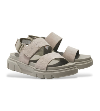 Timberland Sand�lia Greyfield 2 sand�lias de couro bege