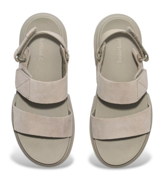 Timberland Sand�lia Greyfield 2 sand�lias de couro bege