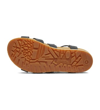 Timberland Sandales en cuir Malibu Waves avec talon noir