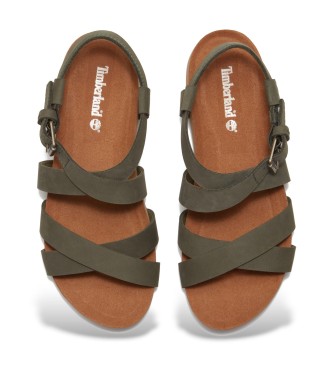 Timberland Leather sandals Malibu Waves green