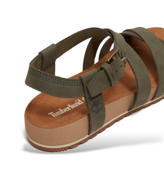 Timberland Leather sandals Malibu Waves green