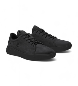 Timberland Zapatillas de piel de caa baja con cordones Seneca Bay Negro
