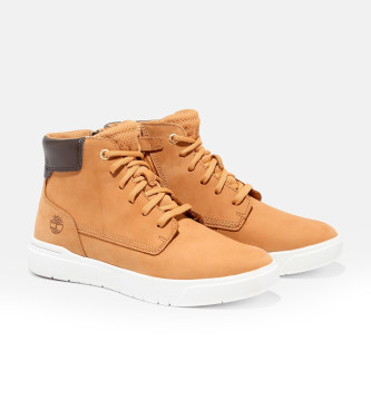 Timberland Zapatillasde piel de media caa con cordones Seneca Bay Marrn