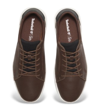 Timberland Sapatos Seneca Bay Low em pele castanha