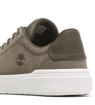 Timberland leer Seneca Bay LOW LACE UP SNEAKER OLIVE NUBUCK