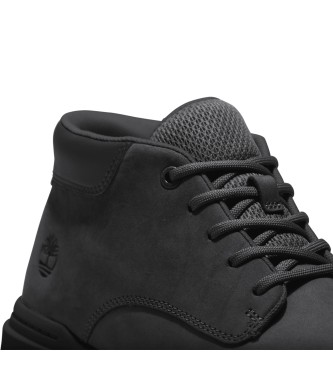 Timberland Seneca Bay sapatilhas de couro de cano baixo com atacadores preto