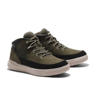 Timberland Seneca Bay grnne mid-top ldersko med snrebnd