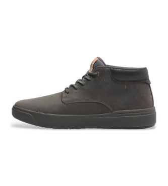 Timberland Sneaker Seneca Bay Mid in pelle grigia