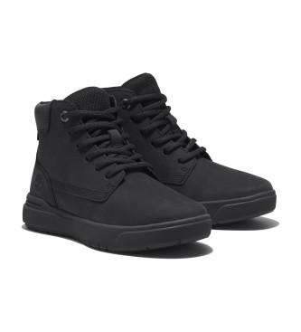 Timberland Seneca Bay sapatilhas de couro de cano baixo com atacadores preto