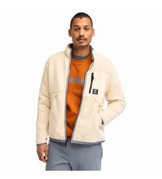 Timberland Beige fluffy fleece jacket