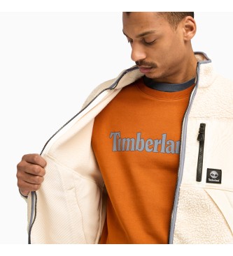 Timberland Beige fluffy fleece jacket