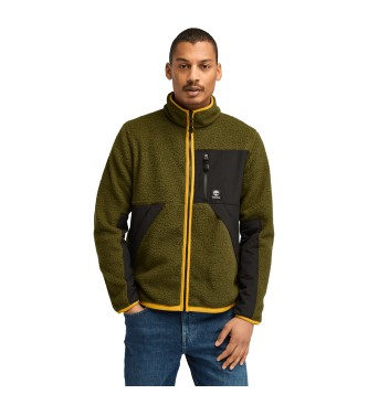 Timberland Grne flauschige Fleecejacke