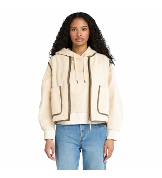 Timberland Gilet avec doublure en polaire beige