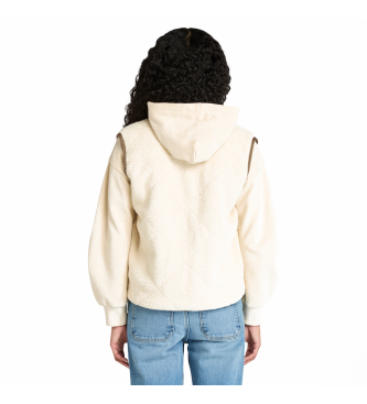 Timberland Gilet avec doublure en polaire beige