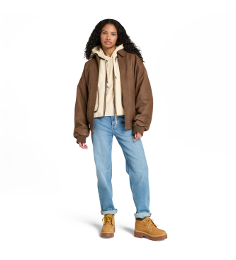 Timberland Gilet avec doublure en polaire beige