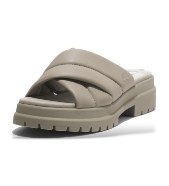 Timberland Londen Vibe taupe leren sandalen