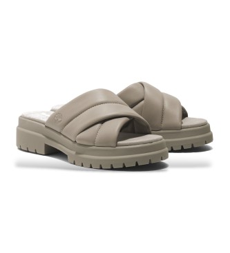 Timberland Londen Vibe taupe leren sandalen