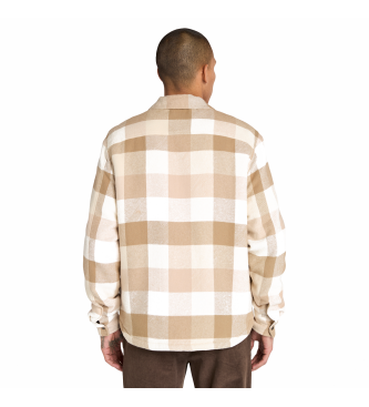 Timberland Overshirt med beige fluffy foring