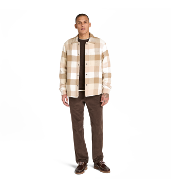 Timberland Overshirt med beige fluffy foring