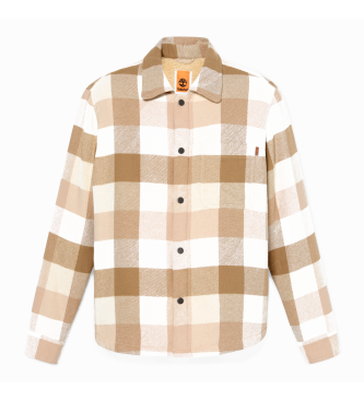 Timberland Overshirt med beige fluffy foring