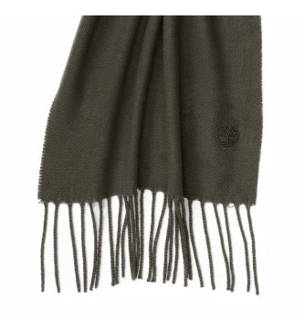 Timberland Grner einfarbiger Strickschal