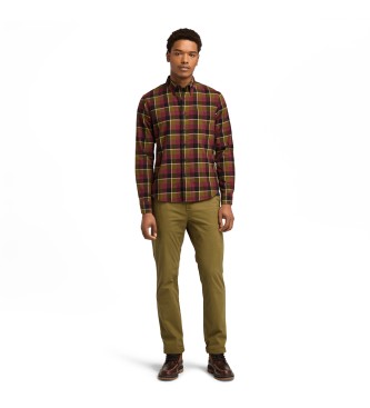 Timberland Buffalo Shirt med Solucell Air-teknologi grn, rd