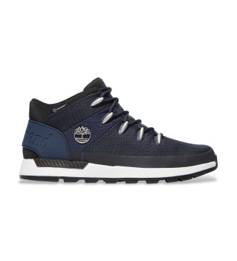 Timberland Bottes en cuir Sprint Trekker bleu marine