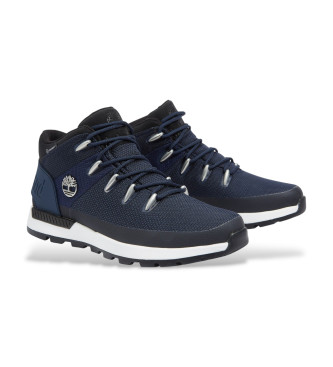 Timberland Bottes en cuir Sprint Trekker bleu marine