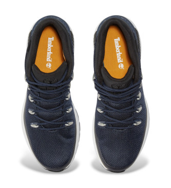 Timberland Bottes en cuir Sprint Trekker bleu marine