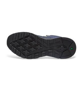 Timberland Bottes en cuir Sprint Trekker bleu marine