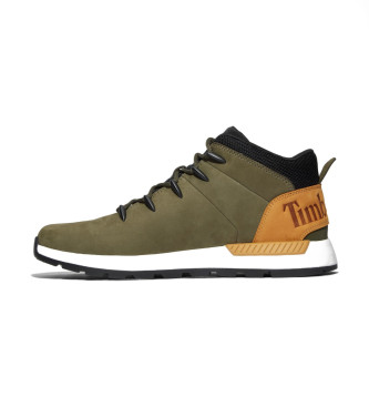 Timberland Botas Sprint Trekker em pele verde