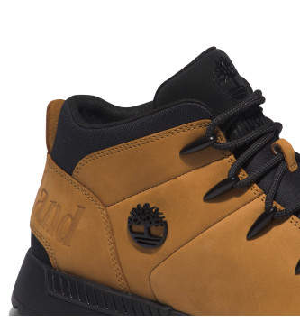 Timberland Skórzane, sznurowane buty Sprint Trekker mid-top w kolorze żółtym