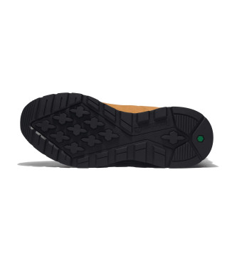 Timberland Skórzane, sznurowane buty Sprint Trekker mid-top w kolorze żółtym