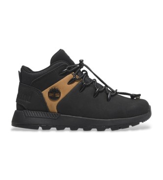 Timberland Zapatillas de piel Sprint Trekker Mid negro