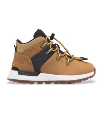 Timberland Skórzane buty Sprint Trekker Mid w kolorze żółtym