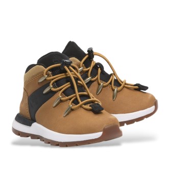 Timberland Skórzane buty Sprint Trekker Mid w kolorze żółtym