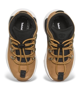 Timberland Sneaker Sprint Trekker Mid in pelle marrone