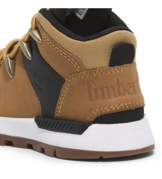 Timberland Sprint Trekker Mid usnjeni čevlji rumeni