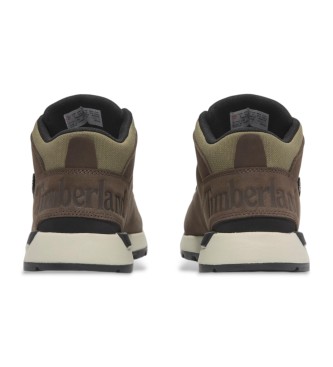 Timberland Usnjeni čevlji Sprint Trekker Mid brown