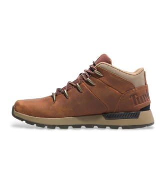 Timberland Skórzane buty Sprint Trekker Mid brązowe