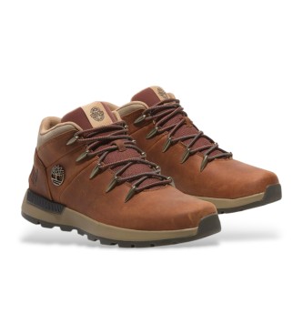 Timberland Skórzane buty Sprint Trekker Mid brązowe