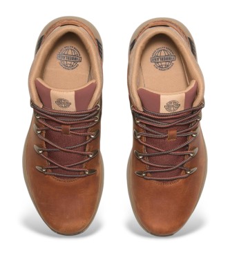 Timberland Skórzane buty Sprint Trekker Mid brązowe