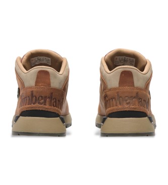 Timberland Sneaker Sprint Trekker Mid in pelle marrone