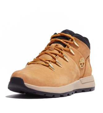 Timberland Stivali Sprint Trekker Mid stringati in pelle gialla