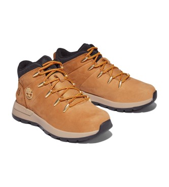 Timberland Stivali Sprint Trekker Mid stringati in pelle gialla