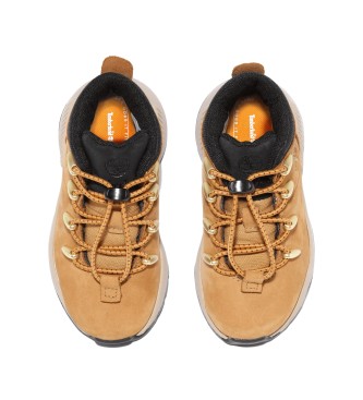 Timberland Lderstvler Sprint Trekker Mid Lace Up gul